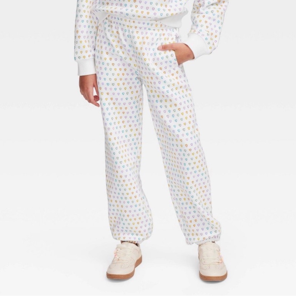 Roller Rabbit x Target Disco Hearts Girl’s Sweatpant Joggers NWT